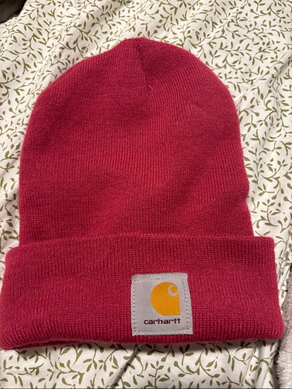 Carhartt Women’s  Raspberry Pink Cuffed Beanie